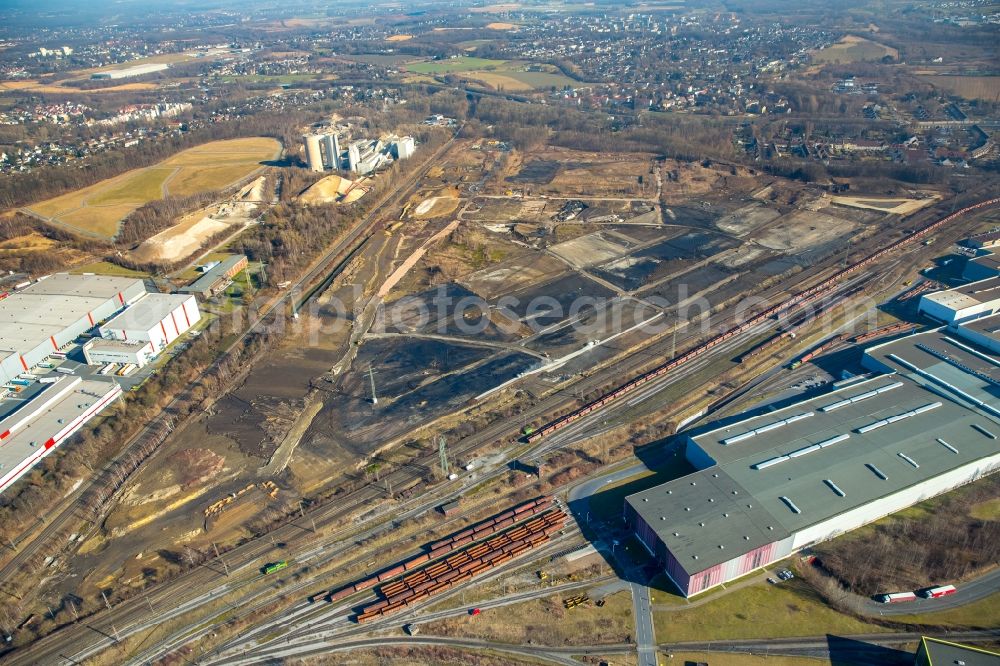 Aerial image Dortmund - Fallow on the property of the former Westphalian's hut in Dortmund in the federal state North Rhine-Westphalia