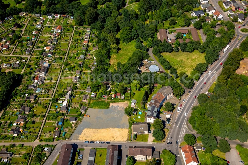 Aerial photograph Witten - Empty lot on Leostrasse in the Annen part of Witten in the state of North Rhine-Westphalia