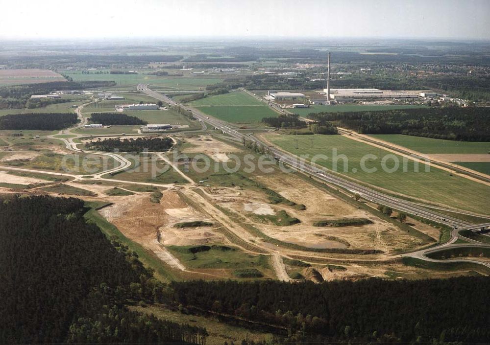 Aerial photograph Genshagen - Brandenburg-Park bei Genshagen am südlichen Berliner Ring.