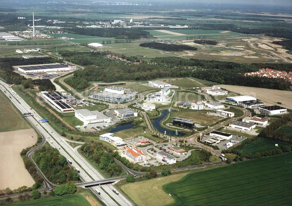 Aerial photograph Genshagen - Brandenburg-Park bei Genshagen am südlichen Berliner Ring.