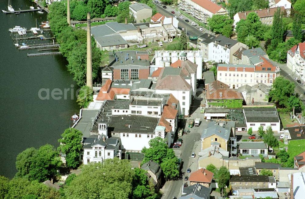 Aerial image Köpenick - Berlin - Brauerei Bürgerbräu Friedrichshagen am Müggelsee. Ort: Köpenick - Berlin Datum: 16.05.03