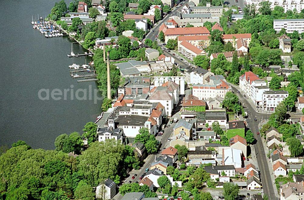 Aerial photograph Köpenick - Berlin - Brauerei Bürgerbräu Friedrichshagen am Müggelsee. Ort: Köpenick - Berlin Datum: 16.05.03