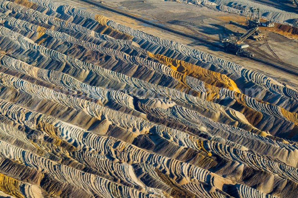 Elsdorf from the bird's eye view: Hambach coal- mine in North Rhine-Westphalia