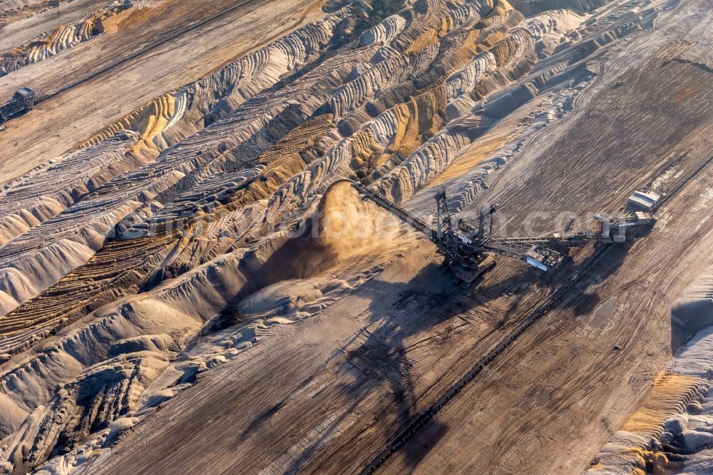 Aerial image Elsdorf - Hambach coal- mine in North Rhine-Westphalia