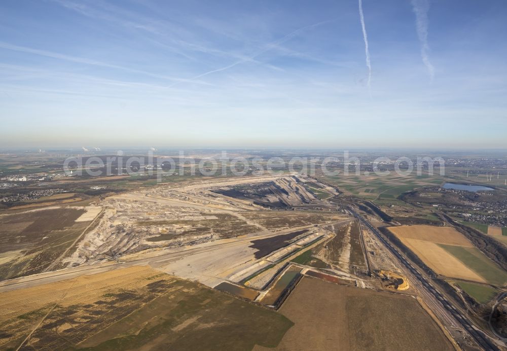 Aerial photograph Inden - Inden coal- mine in North Rhine-Westphalia