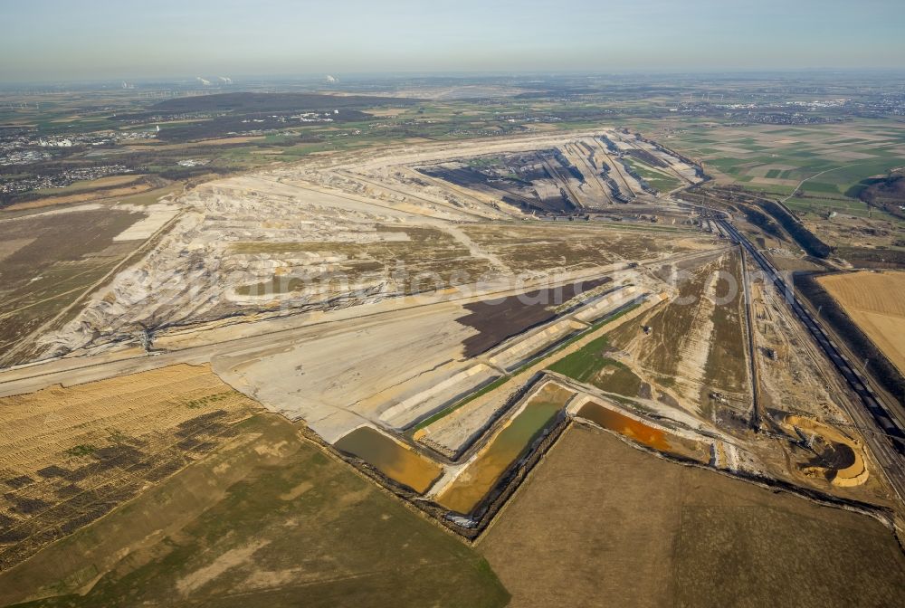 Inden from the bird's eye view: Inden coal- mine in North Rhine-Westphalia