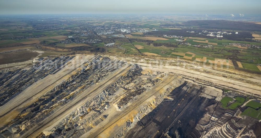 Inden from the bird's eye view: Inden coal- mine in North Rhine-Westphalia