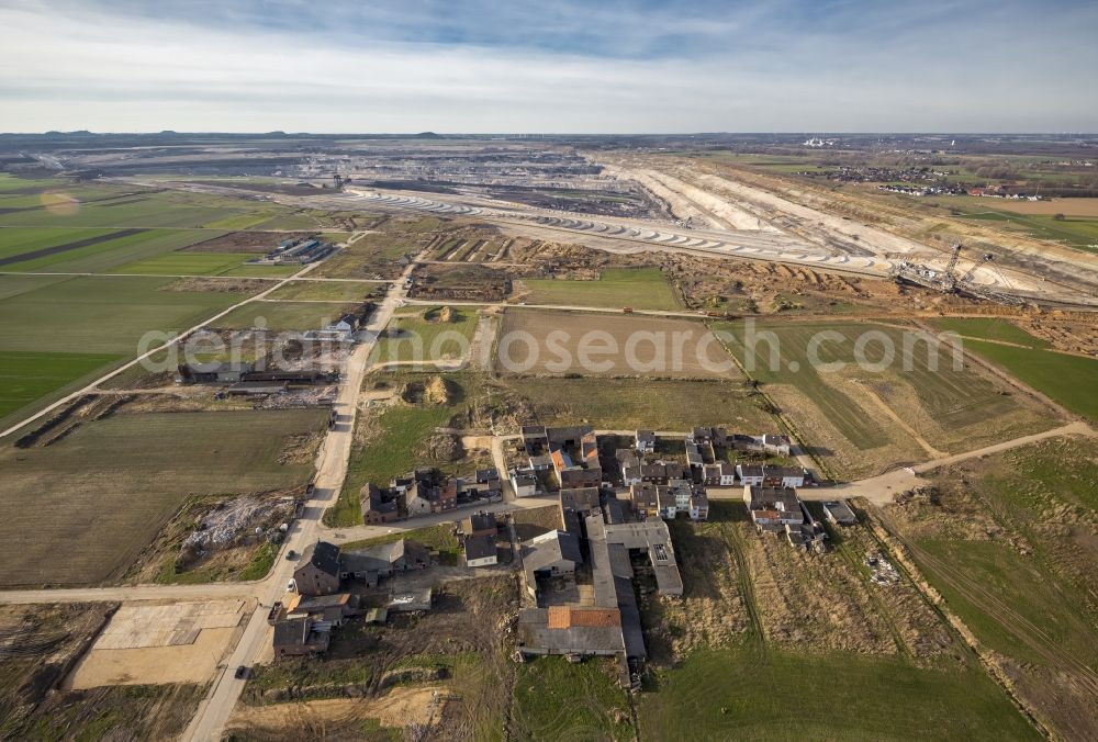 Inden from above - Inden coal- mine in North Rhine-Westphalia