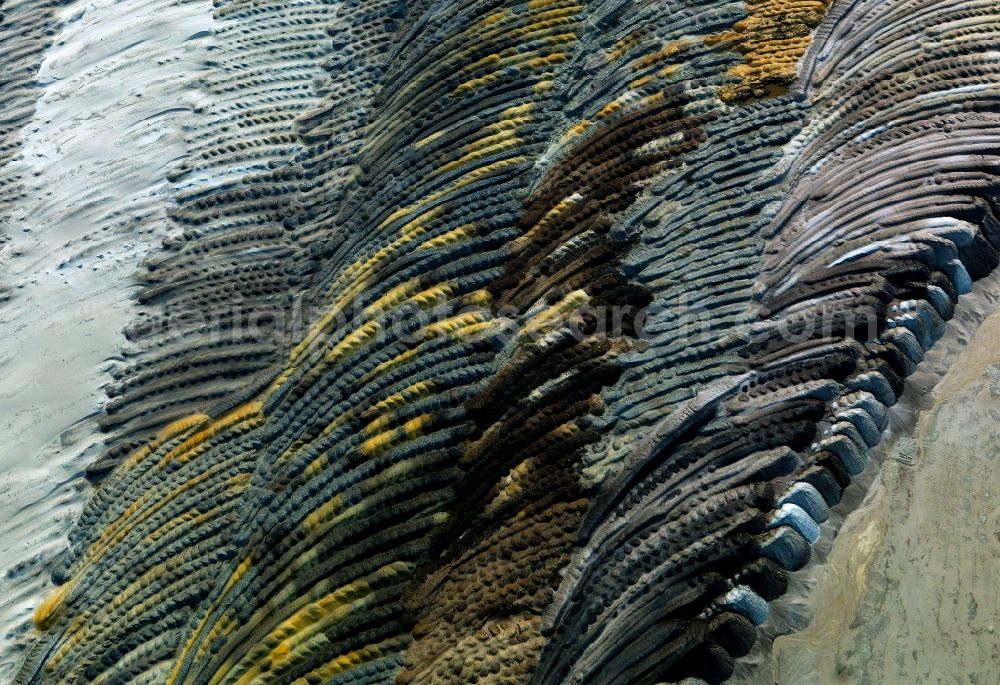 Aerial photograph Schipkau Klettwitz - View of the brown coal - open-cast mining Klettwitz in Brandenburg