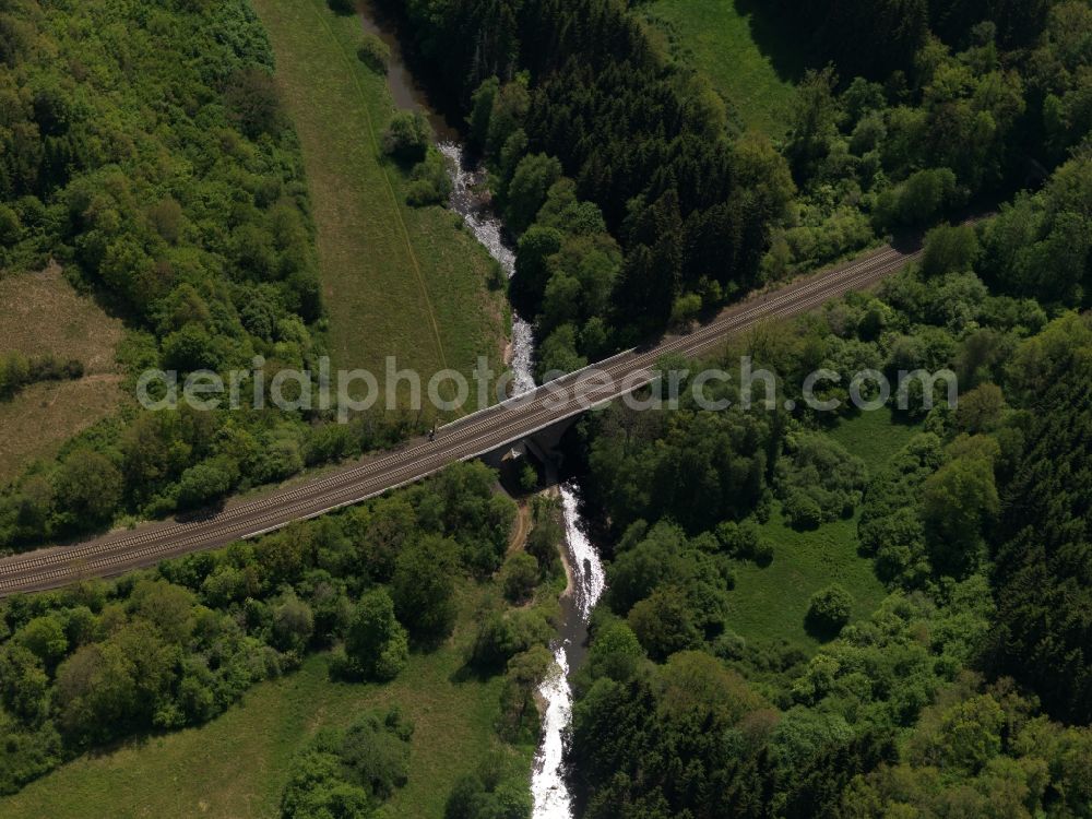 Nohen from the bird's eye view: Bridge near Nohen in Rhineland-Palatinate