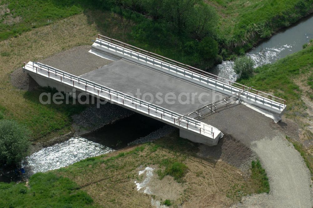 Aerial photograph Sebexen - Blick auf Brückenneubauten entlang der neuen Ortsumgehung Sebexen - Osterbruch in Niedersachsen durch die EUROVIA Gruppe. View new bridges along the new bypass street of Sebexen - Osterbruch in Lower Saxony by the EUROVIA group.