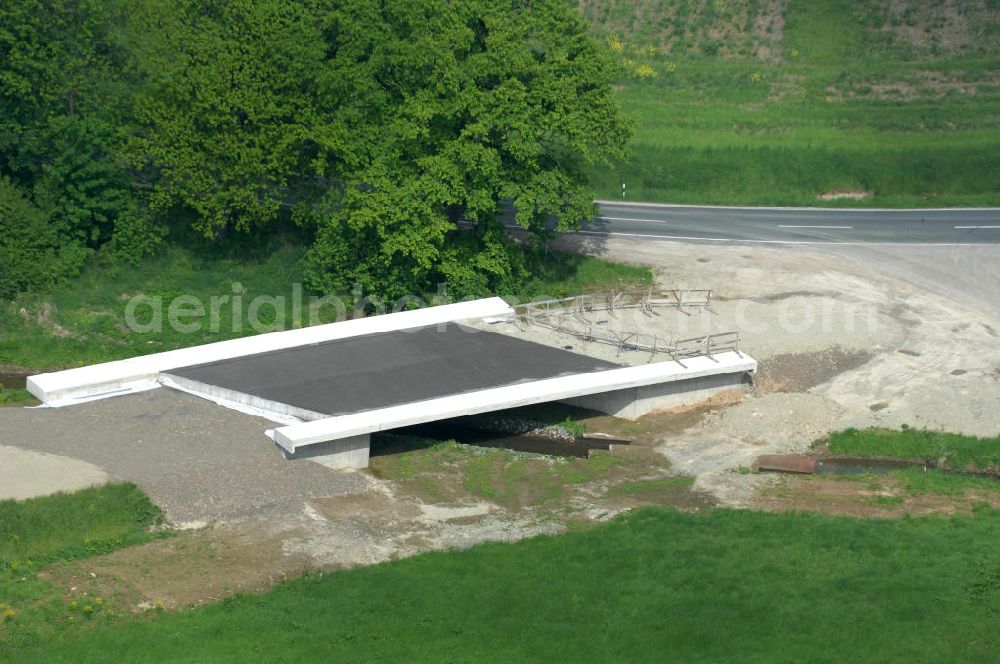 Aerial image Sebexen - Blick auf Brückenneubauten entlang der neuen Ortsumgehung Sebexen - Osterbruch in Niedersachsen durch die EUROVIA Gruppe. View new bridges along the new bypass street of Sebexen - Osterbruch in Lower Saxony by the EUROVIA group.