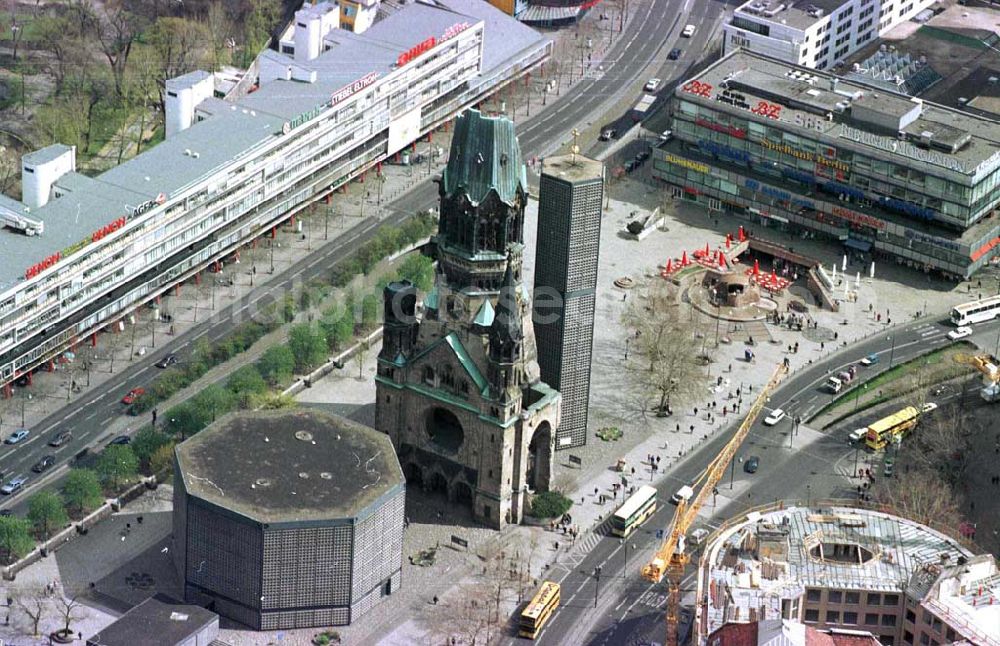 Aerial image Berlin - Charlottenburg - Breitscheidplatz