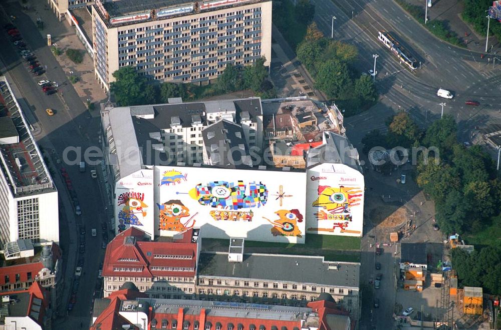 Leipzig / Sachsen from above - Blick auf die Brühlakaden in Leipzig