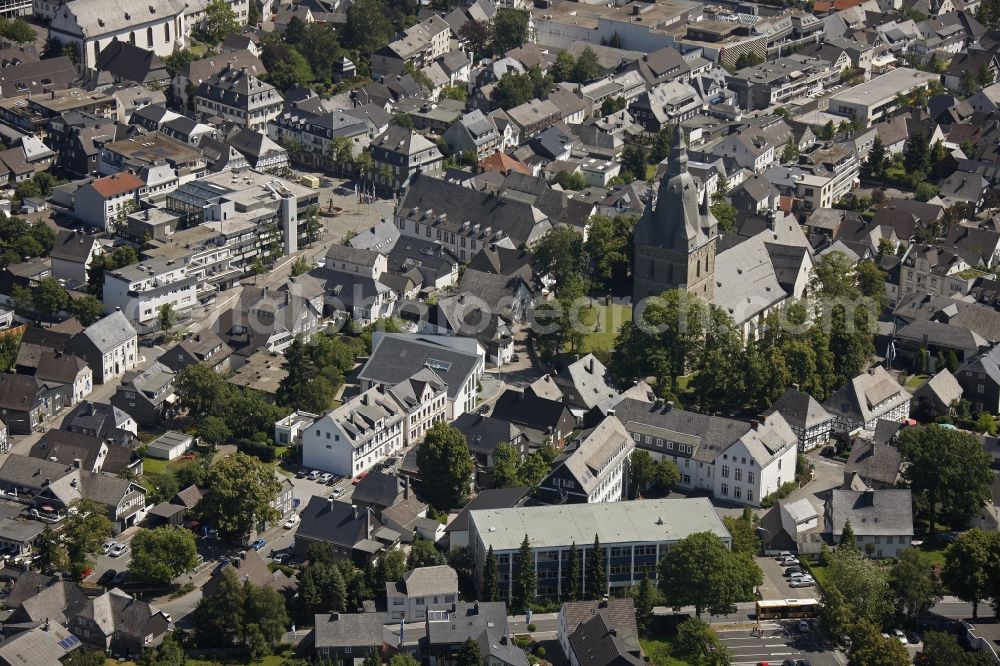 Aerial photograph Brilon - Brilon in the Sauerland region in the state of North Rhine-Westphalia