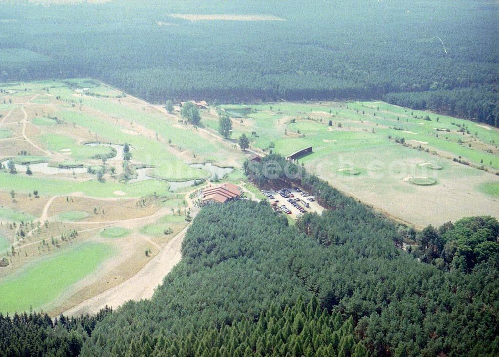 Aerial image Börnicke / Brandenburg - Blick auf die Golfanlage Kallin,Am Kallin 1,D-14641 Börnicke,Fon (03 32 30) 8 94-0,Fax (03 32 30) 8 94-19,info@golf-kallin.de