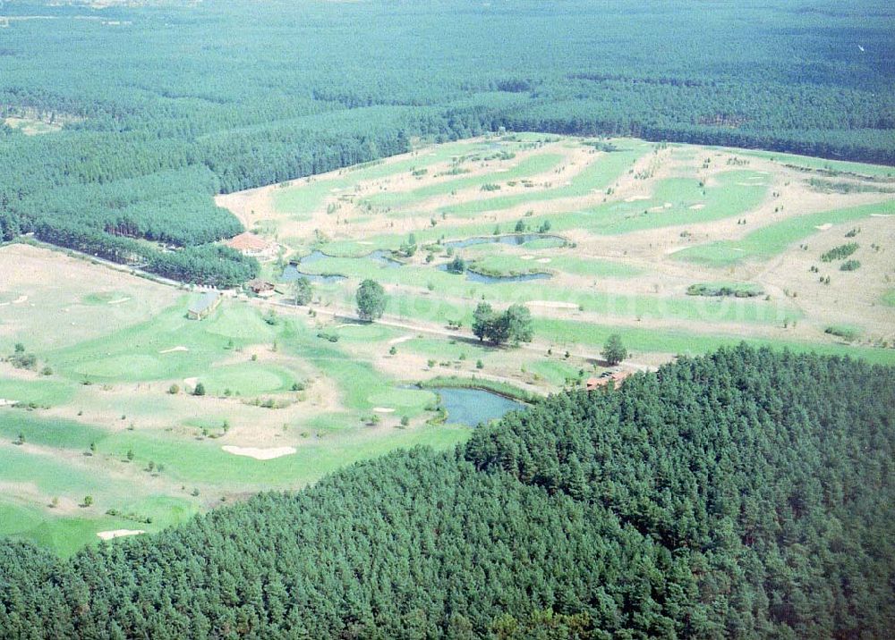 Aerial image Börnicke / Brandenburg - Blick auf die Golfanlage Kallin,Am Kallin 1,D-14641 Börnicke,Fon (03 32 30) 8 94-0,Fax (03 32 30) 8 94-19,info@golf-kallin.de