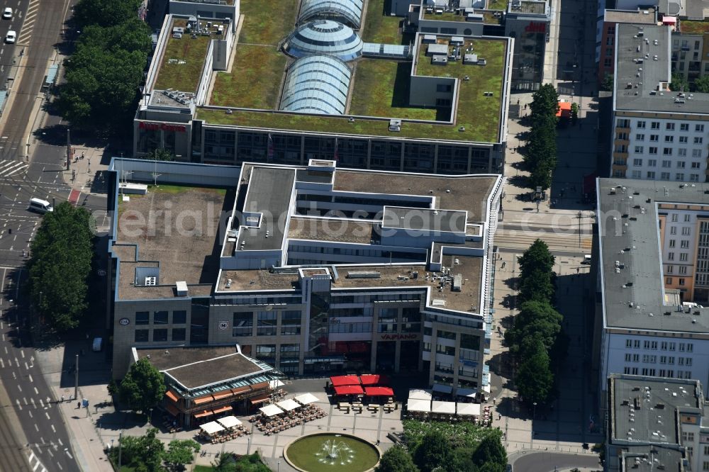 Aerial photograph Magdeburg - Office building in district Altstadt in Magdeburg in the state Saxony-Anhalt