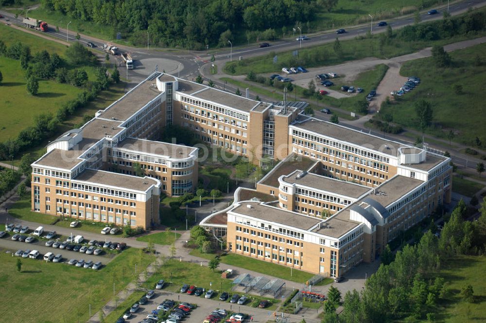 Aerial photograph Halle / Saale - Oficce and business building in Halle / Saale in Sachsen-Anhalt