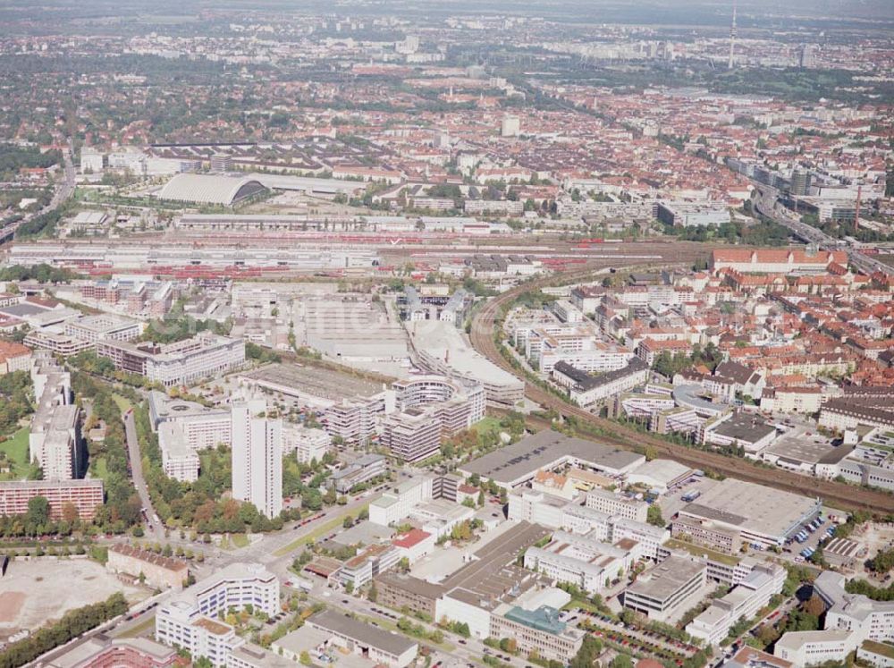 München from above - 80686 München Westendstraße 193/195