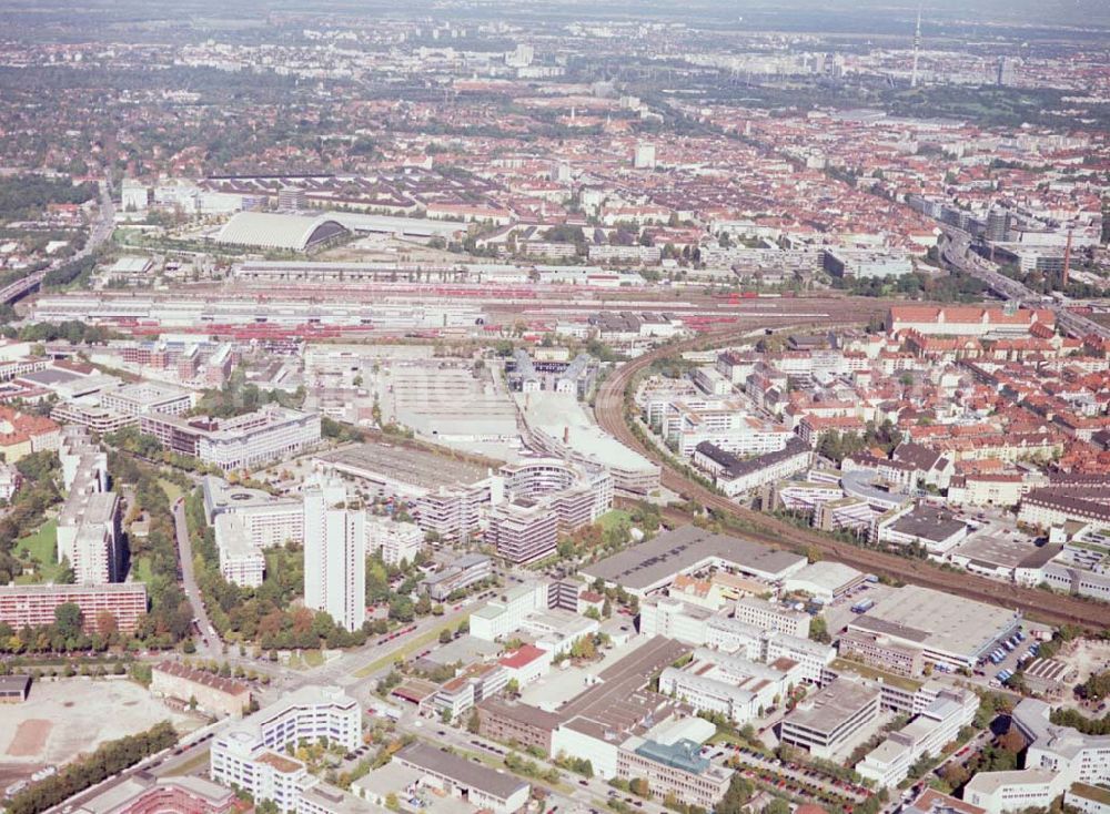 München from the bird's eye view: 80686 München Westendstraße 193 / 195