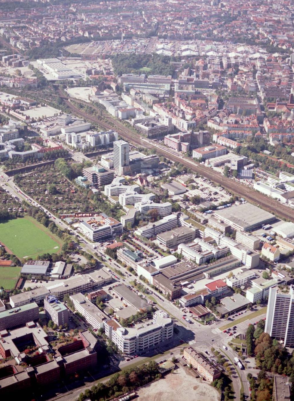 Aerial image München - 80686 München Westendstraße 193 / 195