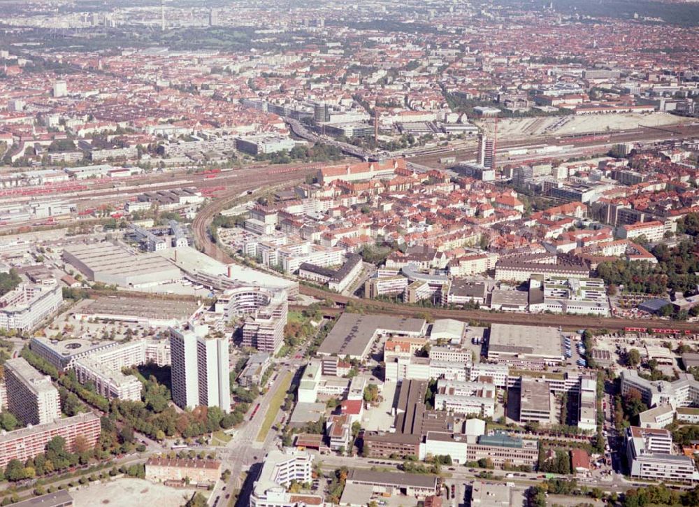 München from above - 80686 München Westendstraße 193/195v