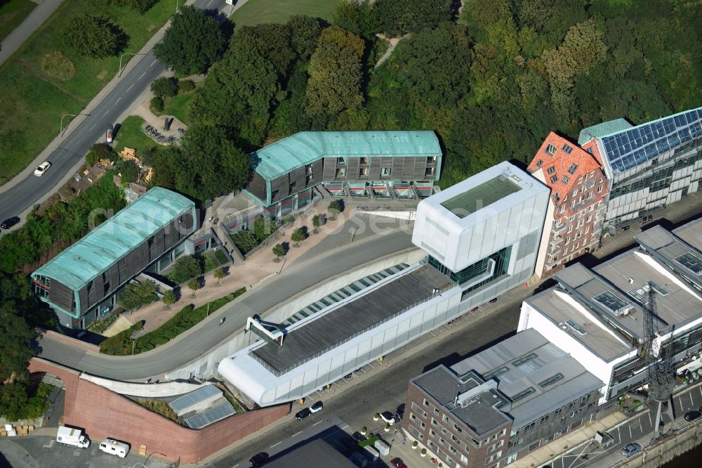 Aerial image Hamburg - Office building elbberg campus in Hamburg