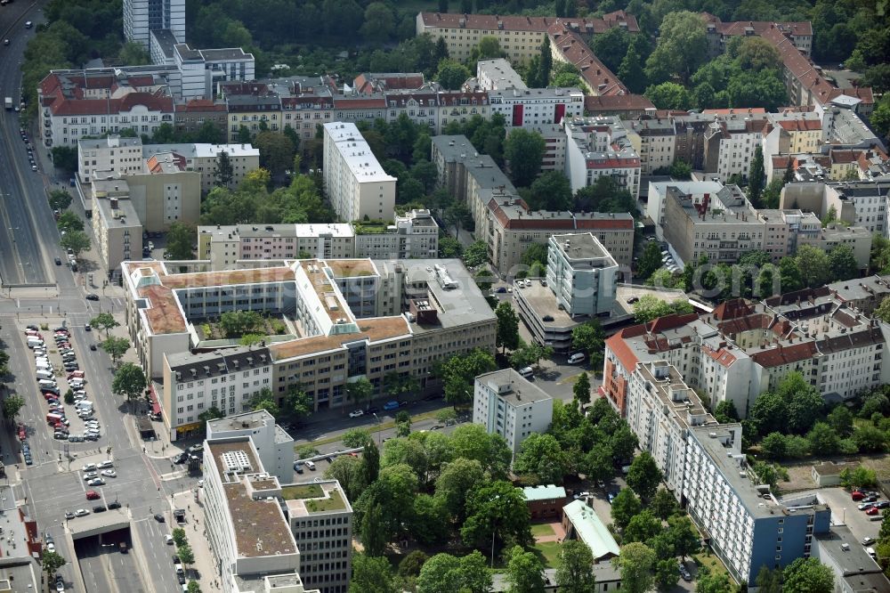 Berlin from above - Office building - Ensemble Badensche Strasse - Berliner Strasse in Berlin in Berlin, Germany