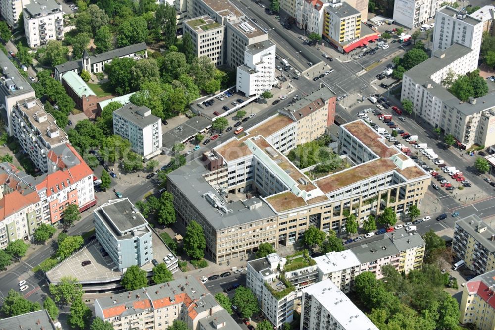 Berlin from the bird's eye view: Office building - Ensemble Badensche Strasse - Berliner Strasse in Berlin in Berlin, Germany