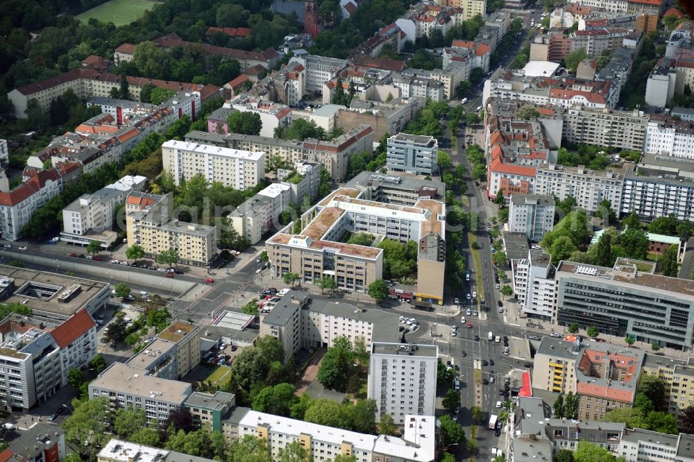 Berlin from the bird's eye view: Office building - Ensemble Badensche Strasse - Berliner Strasse in Berlin in Berlin, Germany