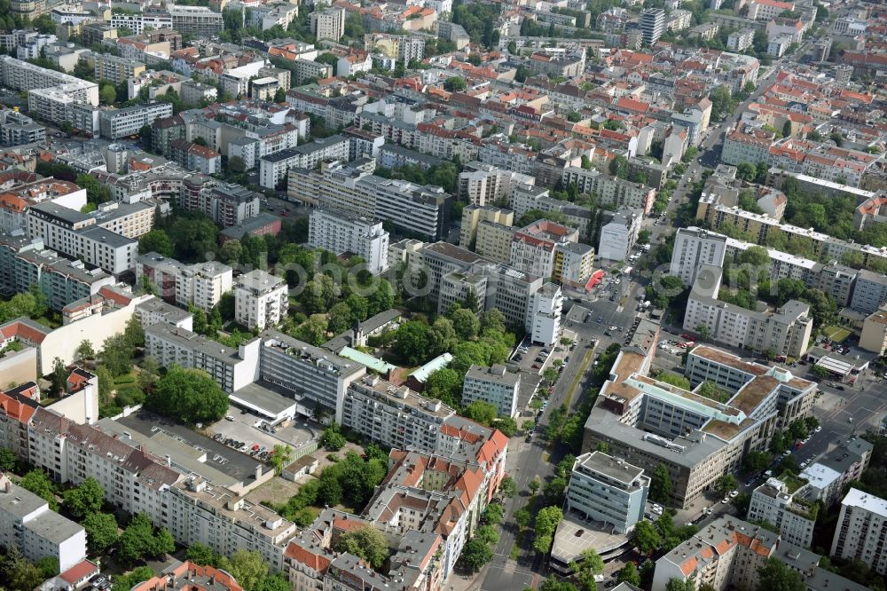 Berlin from the bird's eye view: Office building - Ensemble Badensche Strasse - Berliner Strasse in Berlin in Berlin, Germany