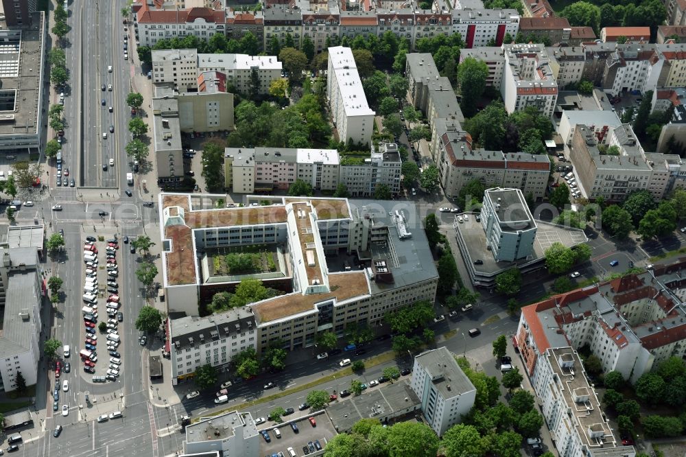 Berlin from above - Office building - Ensemble Badensche Strasse - Berliner Strasse in Berlin in Berlin, Germany