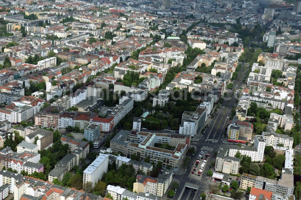 Berlin from the bird's eye view: Office building - Ensemble Badensche Strasse - Berliner Strasse in Berlin in Berlin, Germany