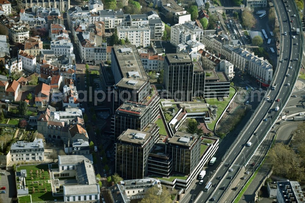 Saint-Cloud from above - Office building - Ensemble Bureaux de la Colline in Saint-Cloud in Ile-de-France, France