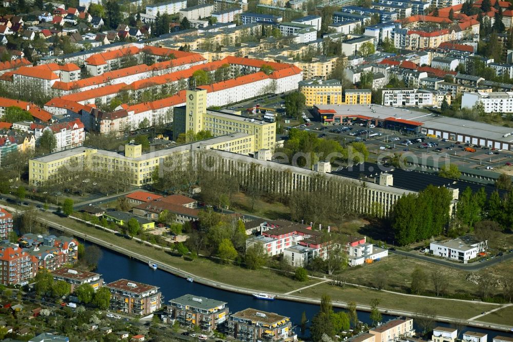 Aerial photograph Berlin - Office building - Ensemble Carossa Quartier - Maselake Areal in the district Spandau in Berlin, Germany