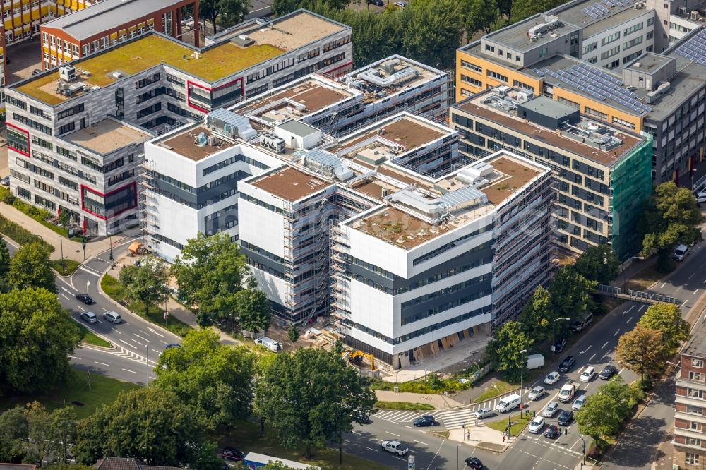 Aerial image Essen - Office building - Ensemble Europa-Center in Essen in the state North Rhine-Westphalia, Germany