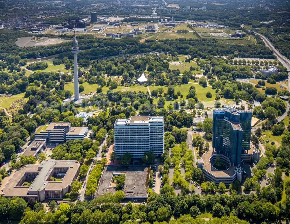 Aerial image Dortmund - Office building - Ensemble on Florianstrasse in Dortmund in the state North Rhine-Westphalia, Germany