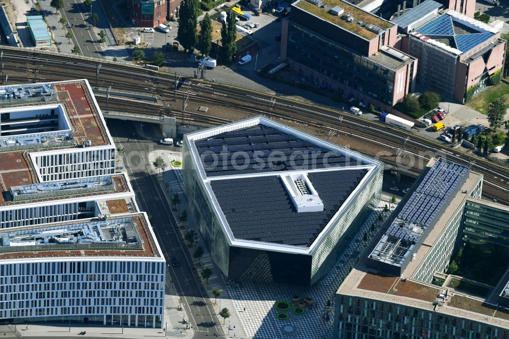 Berlin from the bird's eye view: Office building - Ensemble of the PricewaterhouseCoopers GmbH WPG , the Futurium gGmbH and the Anti-Discrimination Agency of the Federation in Berlin, Germany