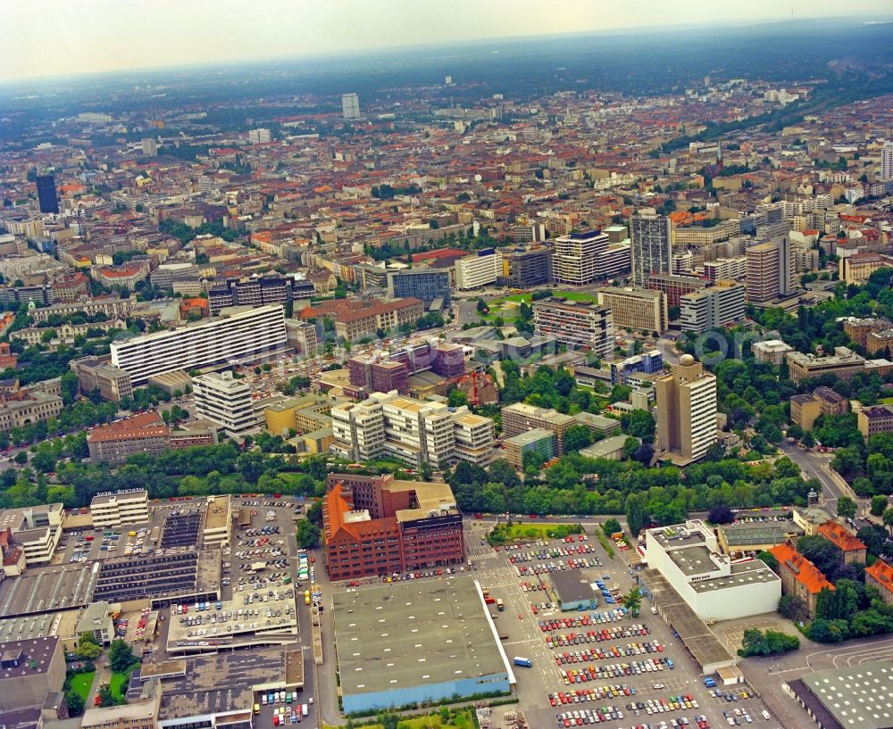 Aerial image Berlin - Office building - Ensemble on Salzufer in the district Charlottenburg in Berlin, Germany