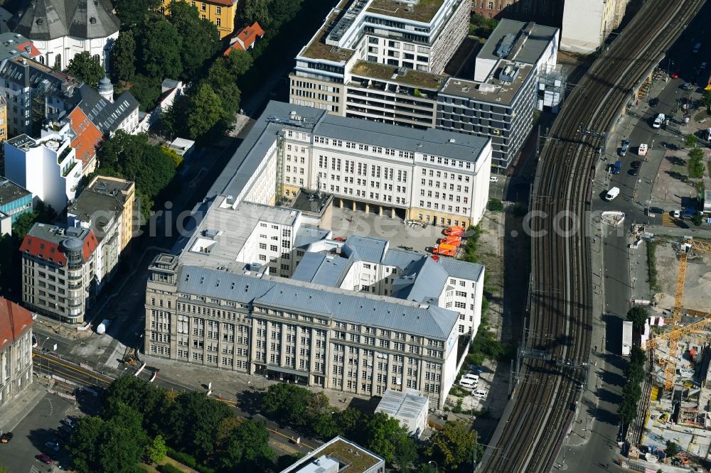 Berlin from above - Office building - Ensemble Schicklerstrasse - Littenstrasse in the district Mitte in Berlin, Germany