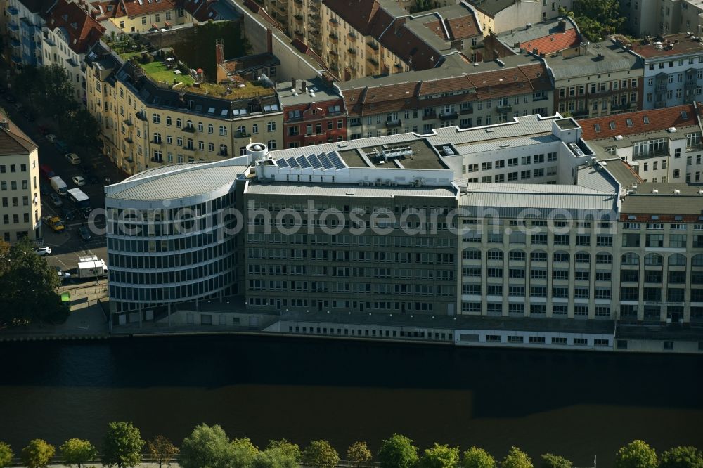 Berlin from above - Office building - Ensemble Spree-Forum in Alt-Moabtit in Berlin, Germany