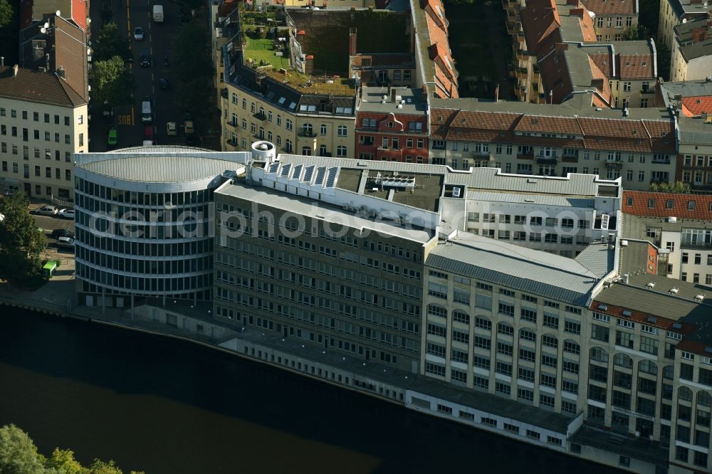 Berlin from above - Office building - Ensemble Spree-Forum in Alt-Moabtit in Berlin, Germany