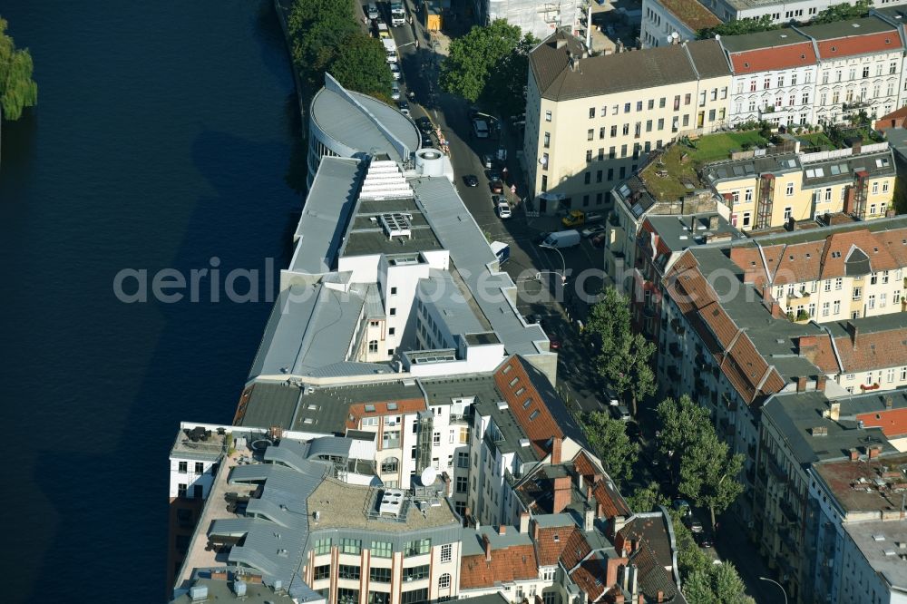 Aerial photograph Berlin - Office building - Ensemble Spree-Forum in Alt-Moabtit in Berlin, Germany