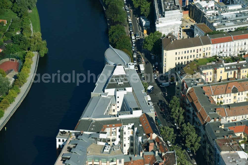 Berlin from above - Office building - Ensemble Spree-Forum in Alt-Moabtit in Berlin, Germany