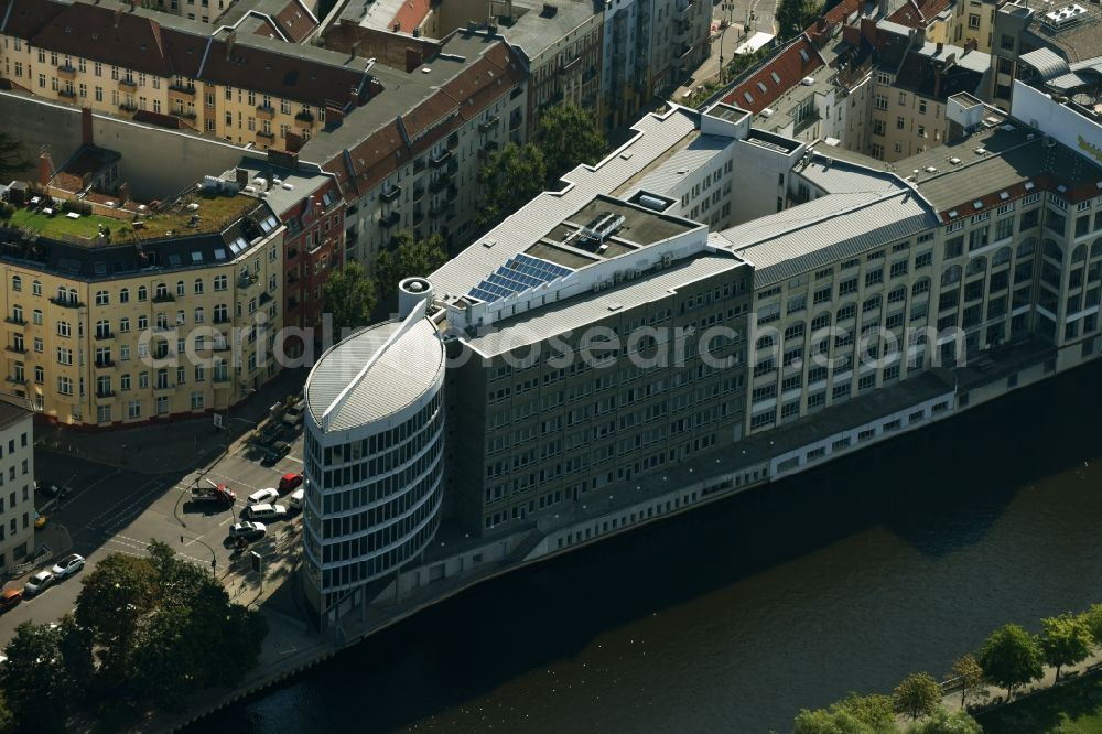 Berlin from above - Office building - Ensemble Spree-Forum in Alt-Moabtit in Berlin, Germany