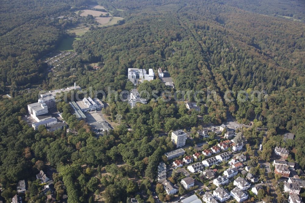 Wiesbaden from above - Office building - Ensemble Unter den Eichen in Wiesbaden in the state Hesse