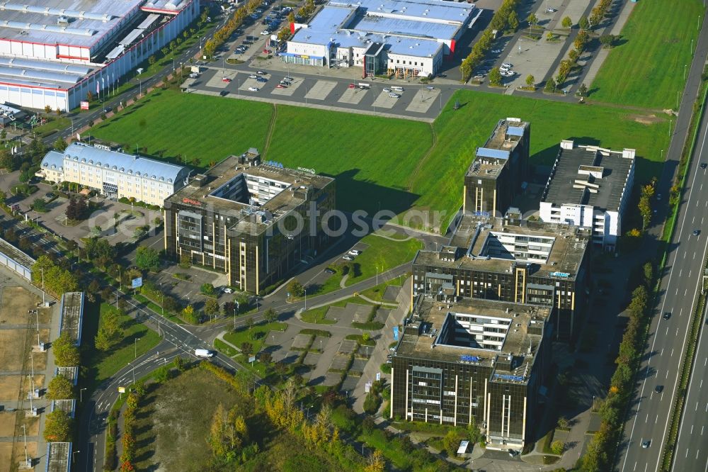 Aerial image Leipzig - Office building - Ensemble on Walter-Koehn-Strasse in Leipzig in the state Saxony, Germany