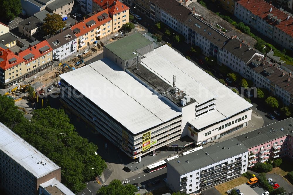 Braunschweig from above - Office building - Ensemble on Wilhelmstrasse in Brunswick in the state Lower Saxony, Germany