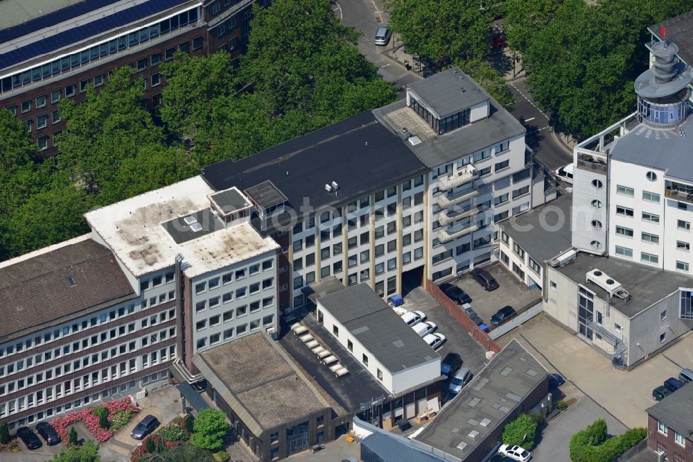 Dortmund from above - Office and retail building at the Kleppinstraße in the city of Dortmund in North Rhine-Westphalia